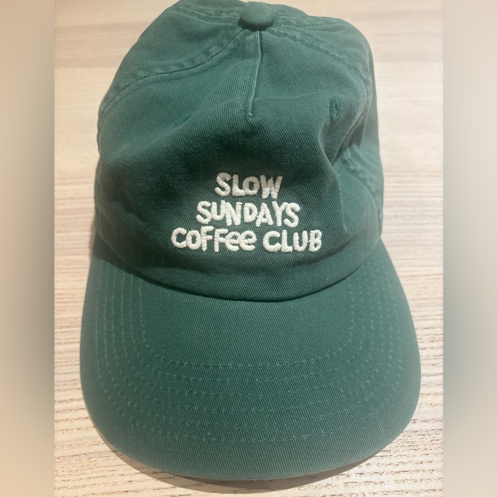 NWT P&Co Slow Sundays Coffee Club Cap